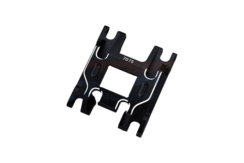 Bodenplatte Chassis 7075-T6 Aluminium schwarz