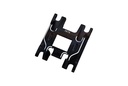 Bodenplatte Chassis 7075-T6 Aluminium schwarz