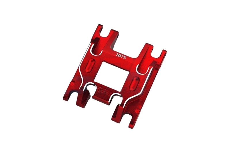 Bodenplatte Chassis 7075-T6 Aluminium rot