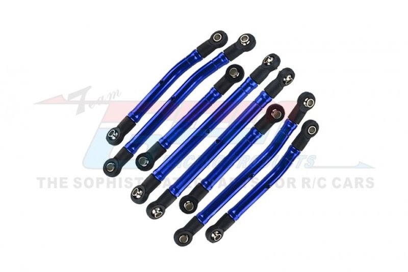 Bodenfreiheit-Kit verstellbar 7075-T6 Aluminium blau