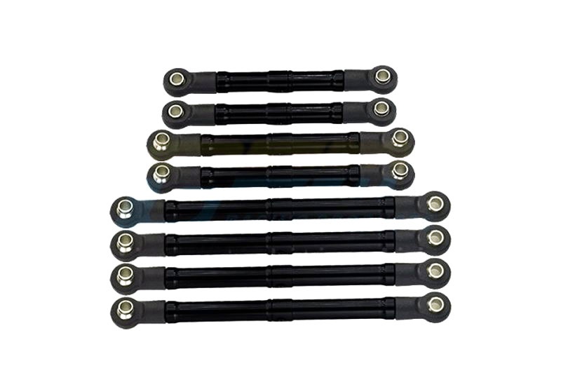 Spurstangen-Set 6061-T6 Aluminium schwarz