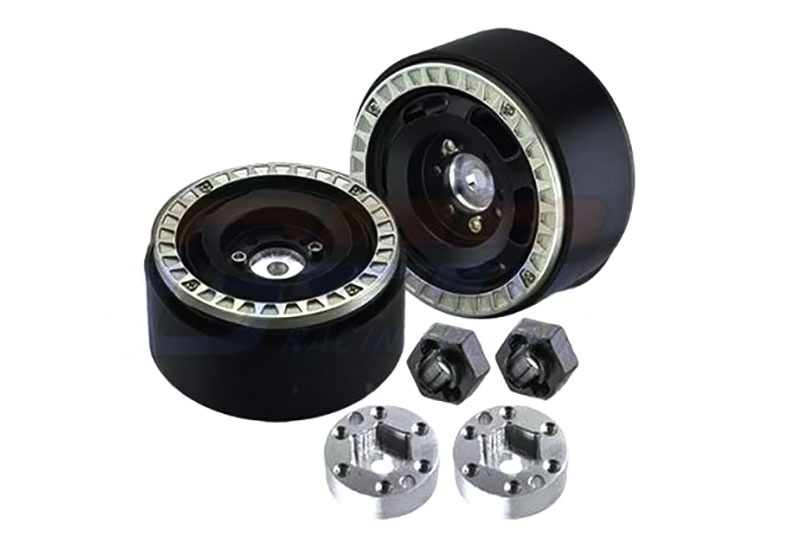 SLVR Beadlock 1.33 6-Loch-Felgen Alu silber 37x20mm (2)