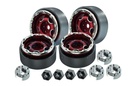 SLVR Beadlock 1.0 Stern-Felgen Alu rot 26,5x13,2mm (4)