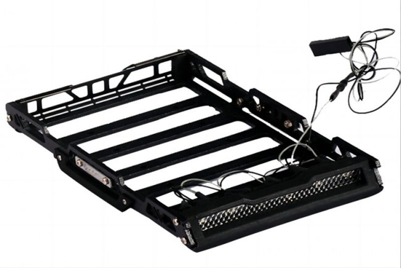 Dachgepäckträger schwarz mit Licht