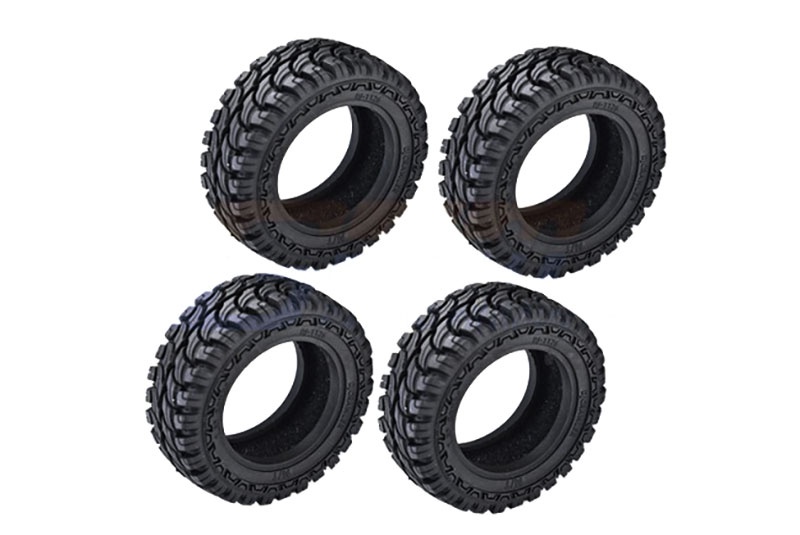 SLVR High-Grip-Reifen 1.33 mit Einlagen 58x24mm (4)