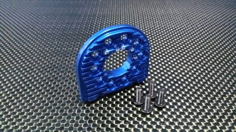 Aluminium Motorbefestigung (für 16-25T) blau