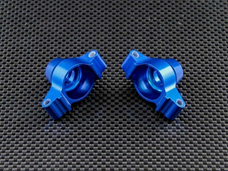 Aluminium Radträger hinten blau