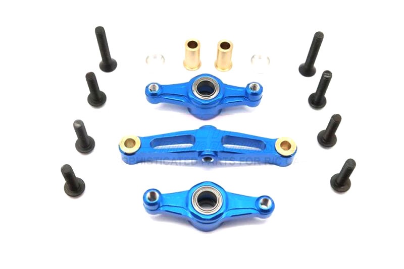 Alu Lenkungs-Set blau