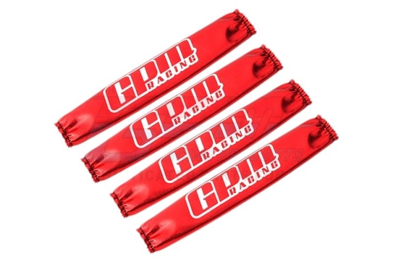 Dämpfer-Schutz-Überzüge rot (4)