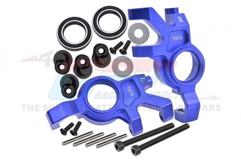 Aluminium Lenkhebel Set vorne oversized blau