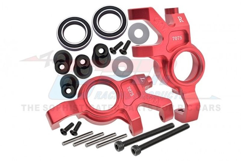 Aluminium Lenkhebel Set vorne oversized rot