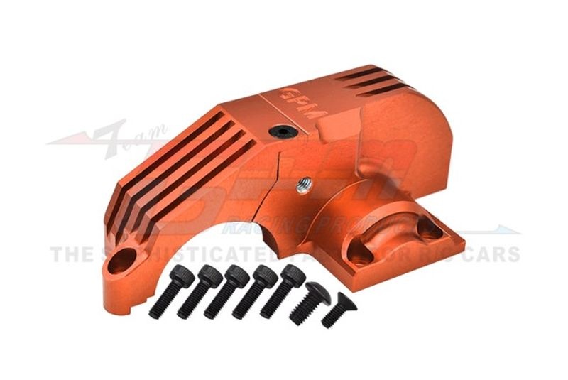 Aluminium Hauptzahnradabdeckung orange