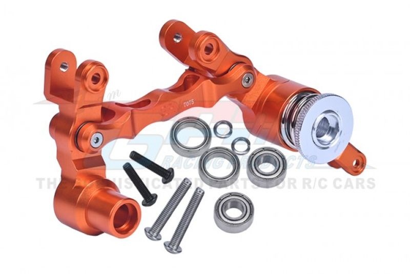 Aluminium Lenk-Set komplett orange