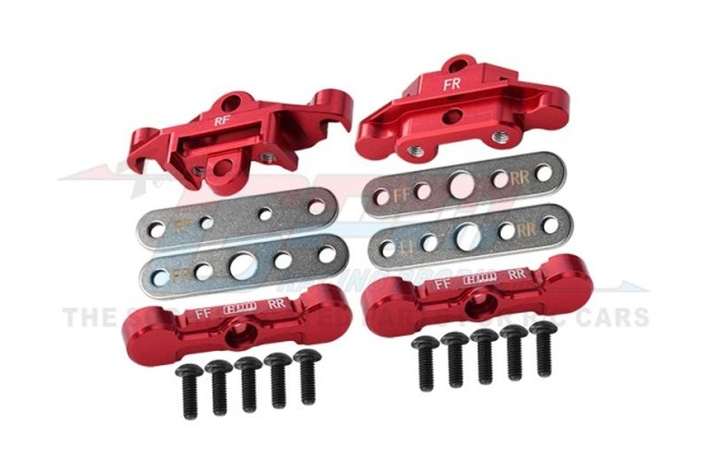Aluminium Querlenkerbefestigung unten v/h rot