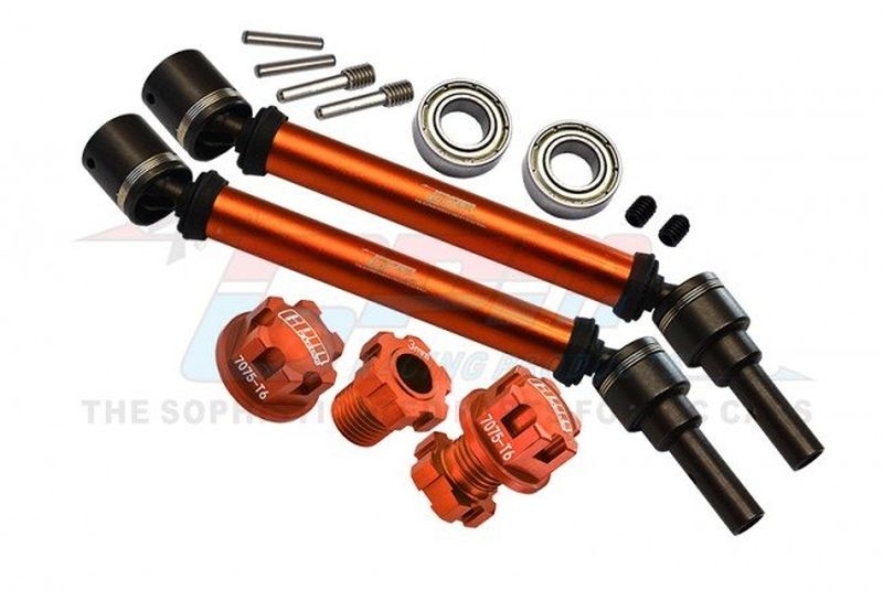 Stahl CVD gehärtet mit Aluwelle Set v/h orange (2)