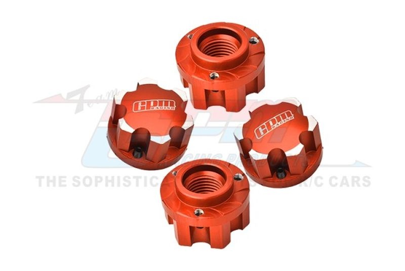 Radmuttern 7075 Alu orange für 1/5 oder Kraton 8s Felgen