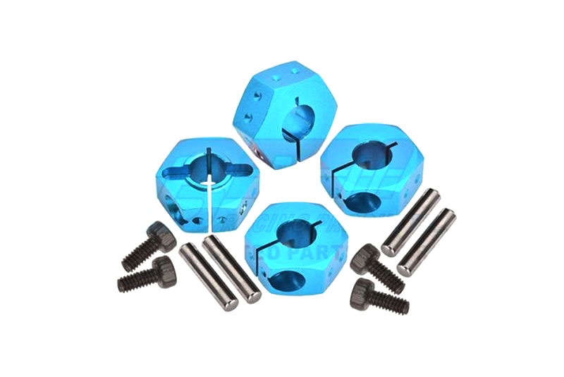 Alu Sechskant-Radmitnehmer blau