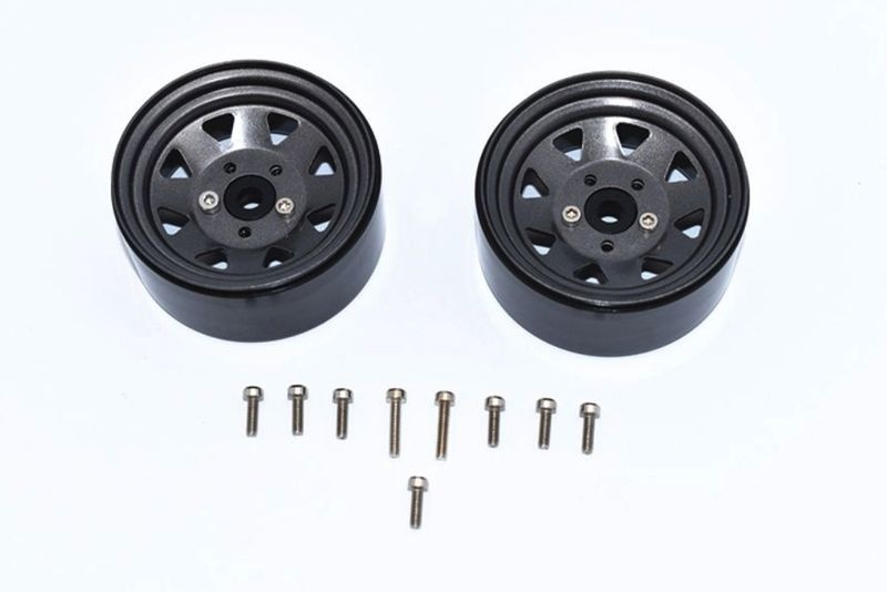 Aluminium Felge 1.9 grau/schwarz