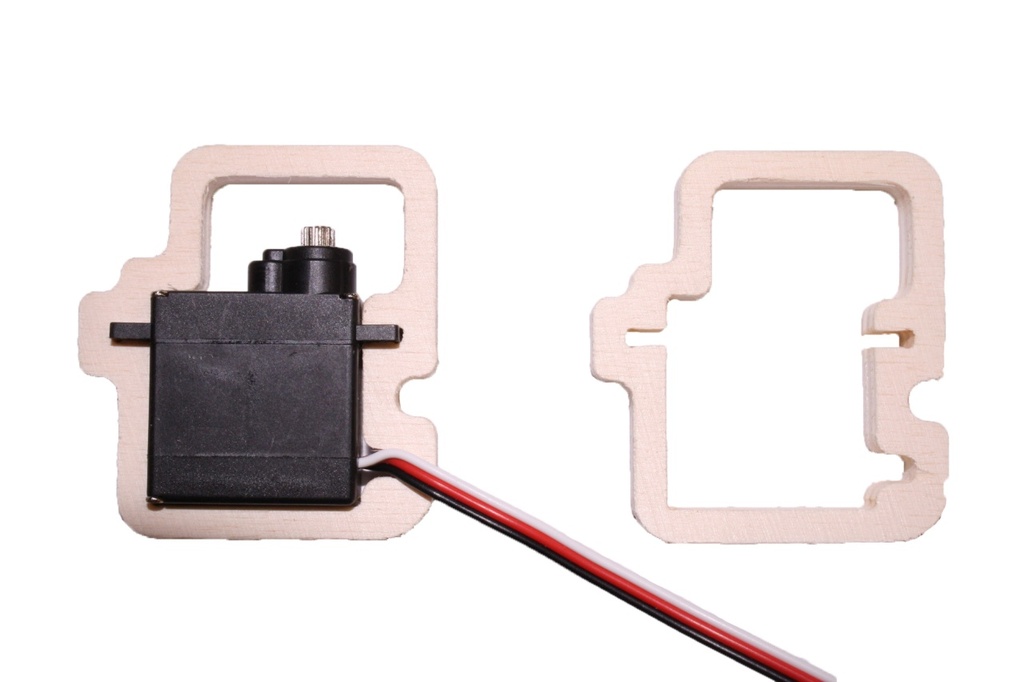 Servohalter für  D-Power DS140 4mm (VE: 2 Stück)