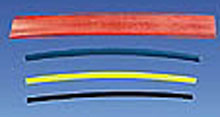 Schrumpfschlauch 19,0 mm rot, lose, 1 m, polyolefin, selbst verlöschend, Rate 2:1