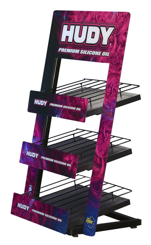 DISPLAY STAND FOR SET OF HUDY PREMIUM SILICONE OILS
