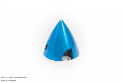 ALU-KUNSTSTOFF-SPINNER, blau, 75mm