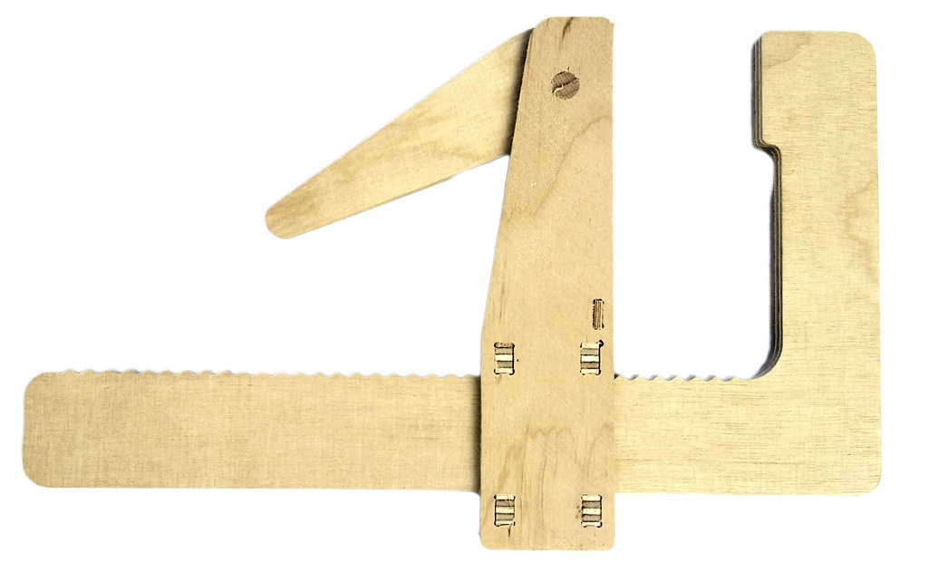 Holzzwinge 10cm Spannbereich Paar