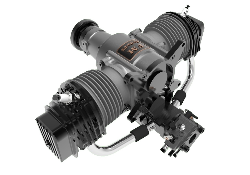 Fiala FM85B2-FS 4-Takt Benzin Boxermotor 85ccm
