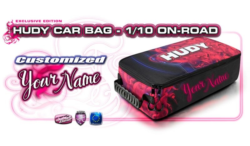 CAR BAG - 1/10 ON-ROAD - TOURING - PAN CAR - CUSTOM NAME