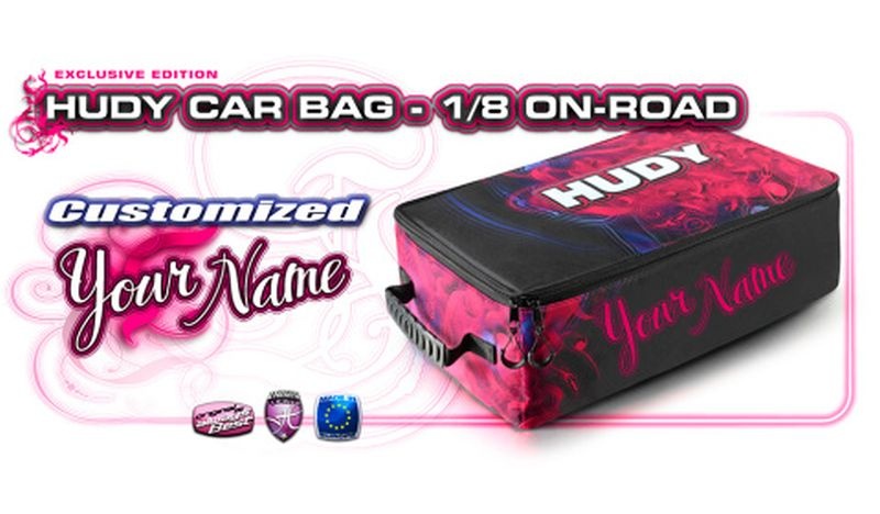 CAR BAG - 1/8 ON-ROAD - CUSTOM NAME