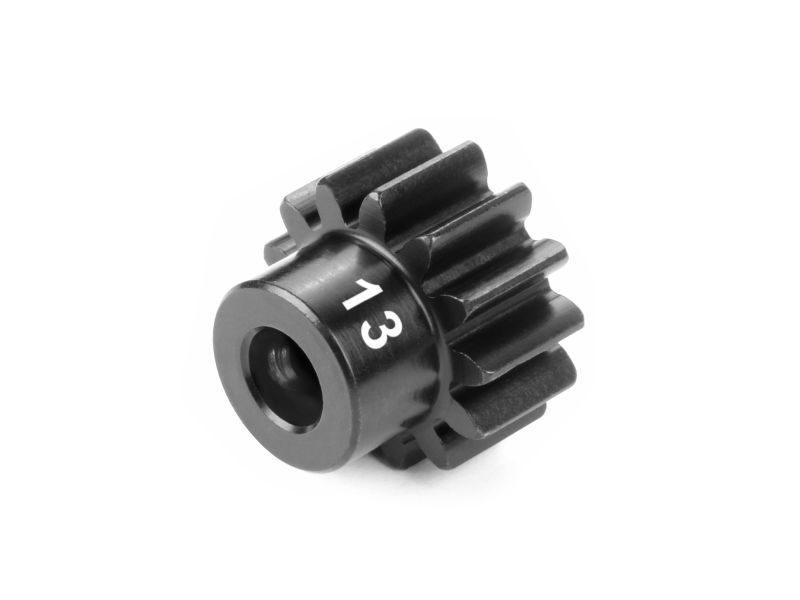 HUDY PINION GEAR - HARD STEEL - 13T (MODULE 1)
