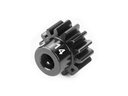 HUDY PINION GEAR - HARD STEEL - 14T (MODULE 1)