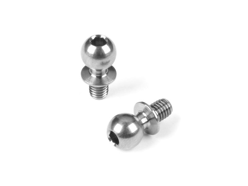 TITANIUM BALL STUD D=5.4 / L=4 / S=4.5 / 2MM HEX (2)