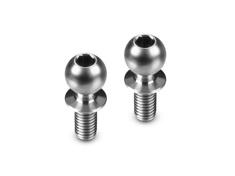TITANIUM BALL STUD D=5.4 / L=8 / S=4.5 / 2MM HEX (2)