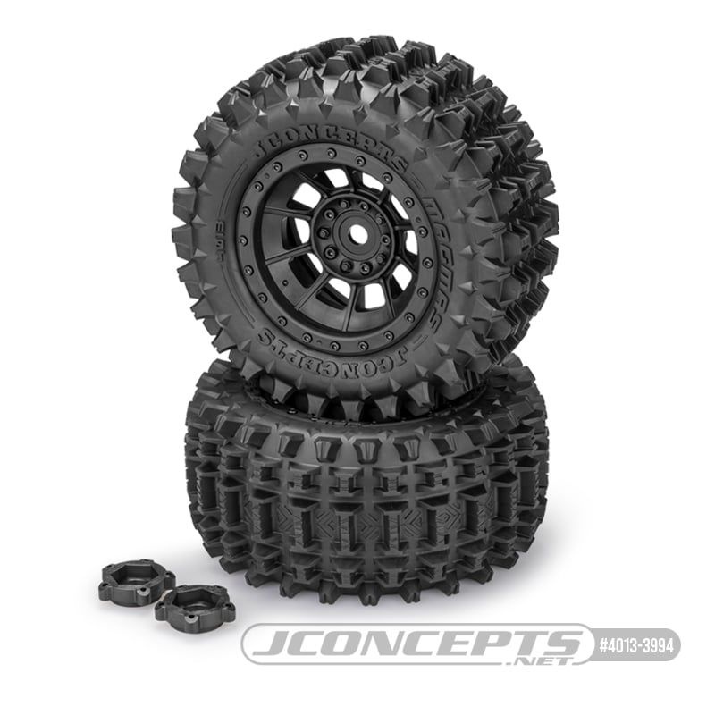 Magmas Reifen medium auf Felgen schwarz 24mm (2)