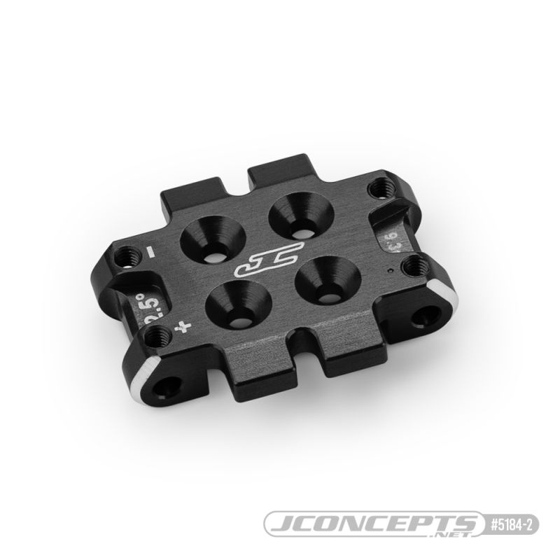 Bulkhead Alu schwarz vorne 2.5-Grad 9.3g