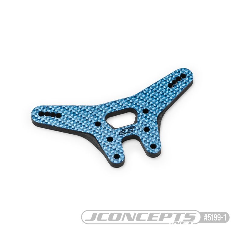 Dämpfersteher Carbon blau hinten