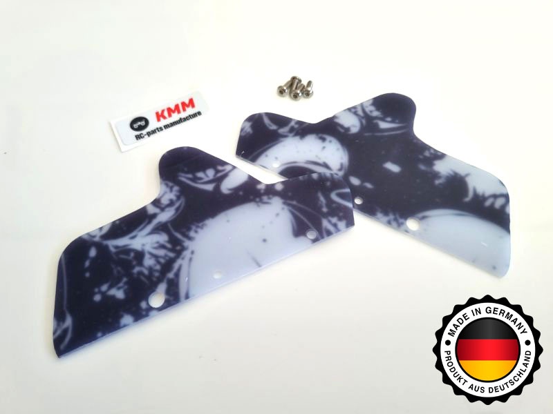 Mudguards KMM unbreakable +Dekor Skull-Designprint