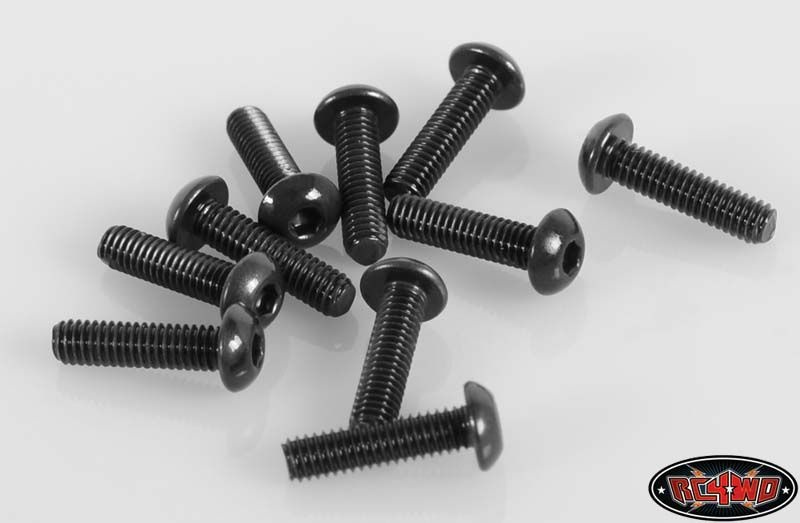 Steel Button Head Cap Screws M2.5 x 10mm (10)