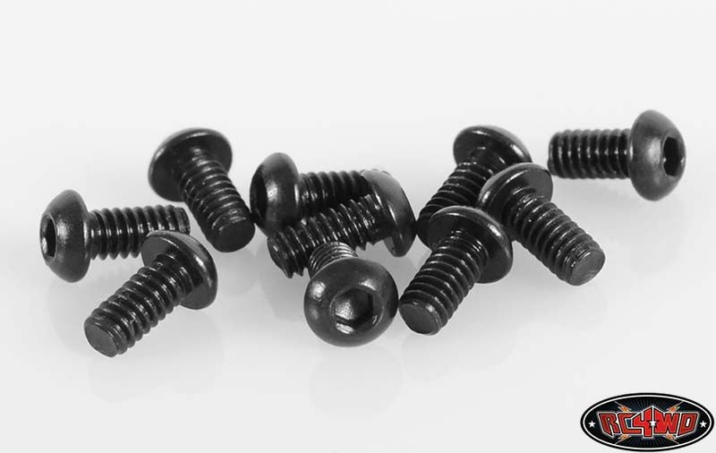 Steel Button Head Cap Screws M2 x 4mm (10)