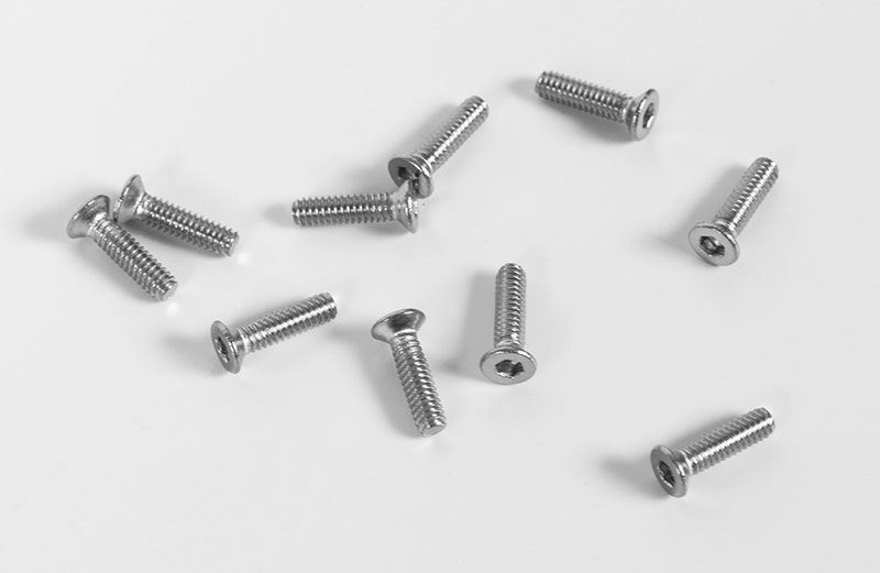 Flat Head Socket Cap Screw M2 x 8mm (10)