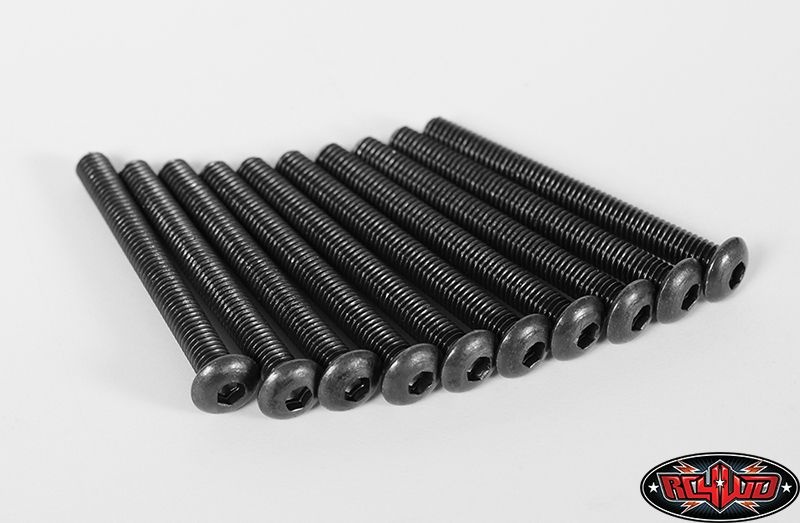 Steel Button Head Cap Screws M3 x 28mm (10)