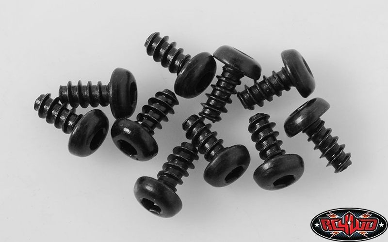 Button Head Self Tapping Screws M3 X 6mm (Black)