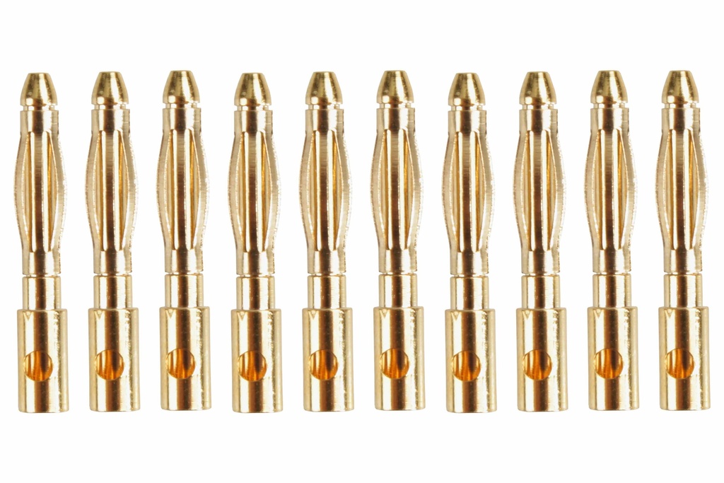 Goldkontakt 2,0mm 10 Stecker