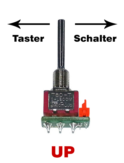 Tastschalter UP DC Sender DUPLEX 2,4EX