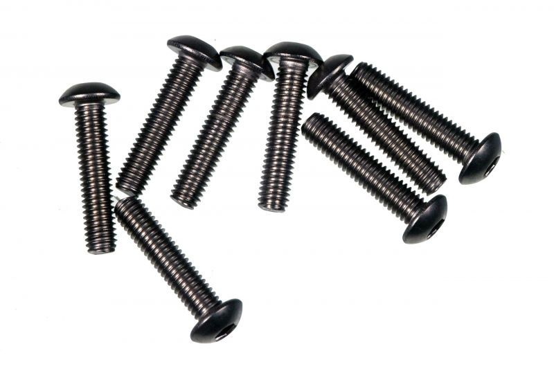 SCHRAUBE M3X14 FLACHKOPF TITAN (8)