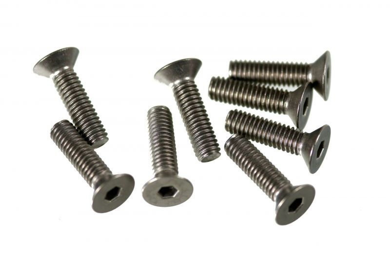 Schraube M4x15 Senkkopf Titan (8)