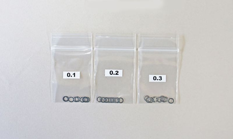 Zehntelscheiben Set 4x6
