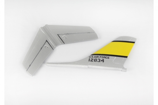Freewing F-86 64mm Höhen/Seitenruder Set (Jolly Rogers)