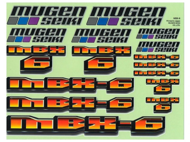 Dekorbogen MBX-6